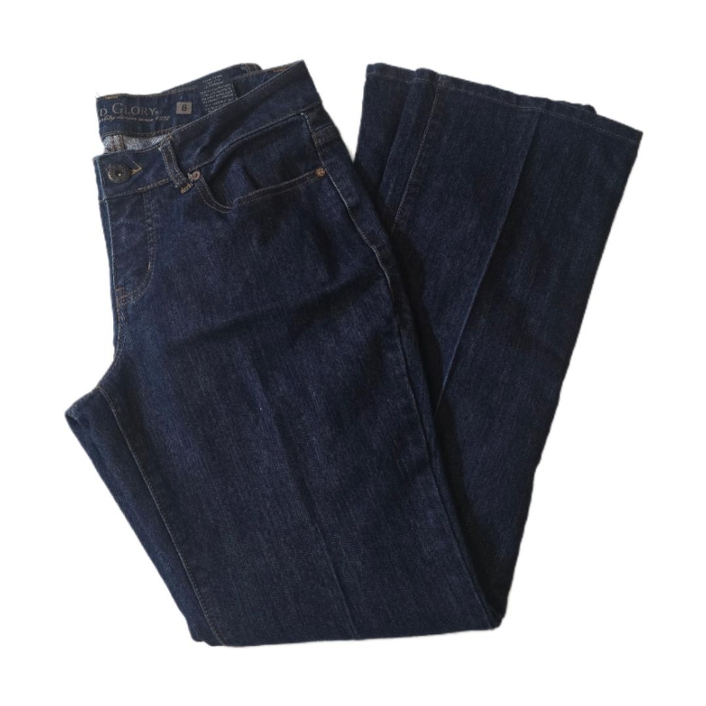 Faded Glory Dark Blue Boot Cut Women's‎ Jeans Size 8 Petite